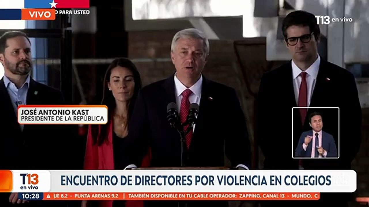 El presidente de Chile hace un llamado a los padres de familia a “hacerse cargo”