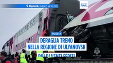 Russia, treno passeggeri deraglia nella regione di Ulyanovsk: più di venti persone ferite