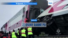 Rosja: siedem wagonów wypadło z torów, ponad 20 osób zostało rannych