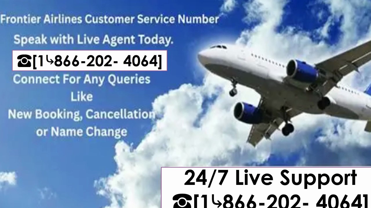 ☛{★A Complete Guide to★ }∵{{Frontier AirlinesCustomer}} Service ☰ Live Person at Frontier AirlinesCustomer – Full Process}}✓