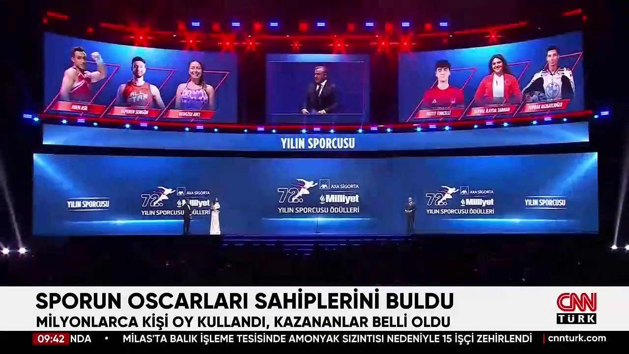 72’nci AXA Sigorta Milliyet Yılın Sporcusu Ödülleri sahiplerini buldu
