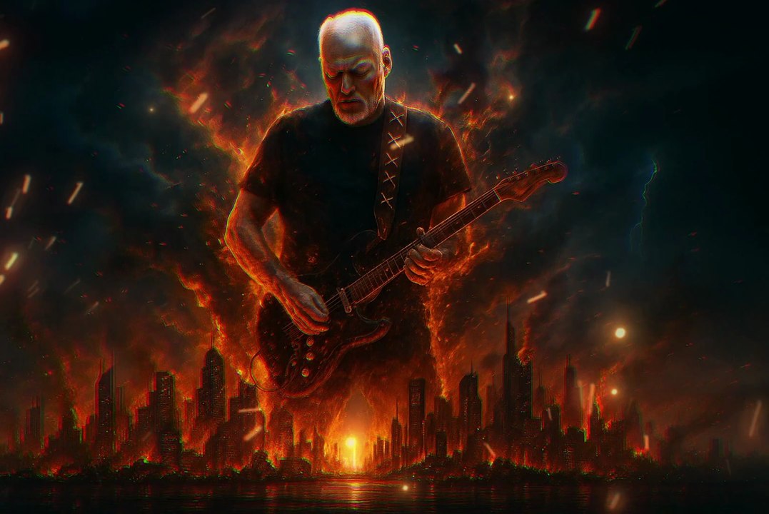 🎸 David Gilmour Style | Last Track Before the End of the World | Rock Blues Atmospheric Guitar & Emotional Vibes