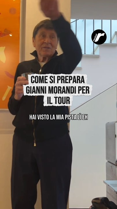 Come si prepara Gianni Morandi per il tour