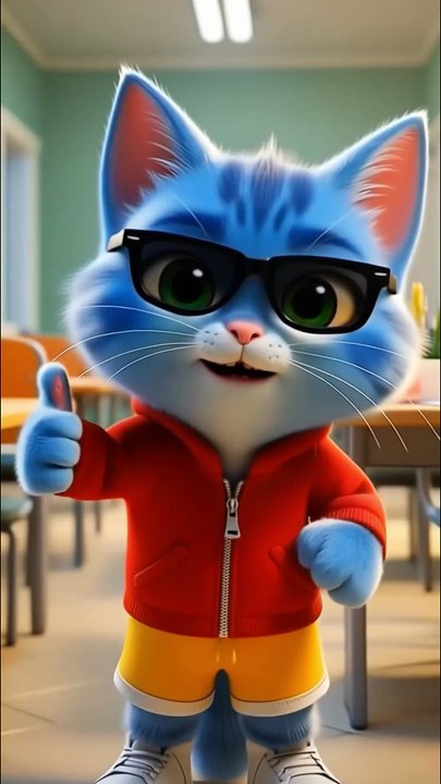 Cool Jump… Nope 😎 #trendingreel #comedy #funnyreels #cat #kidsfun #cartoon #funny #jokes