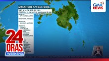 Magnitude 5.9 quake, naitala sa dagat sa Davao Occidental | 24 Oras Weekend