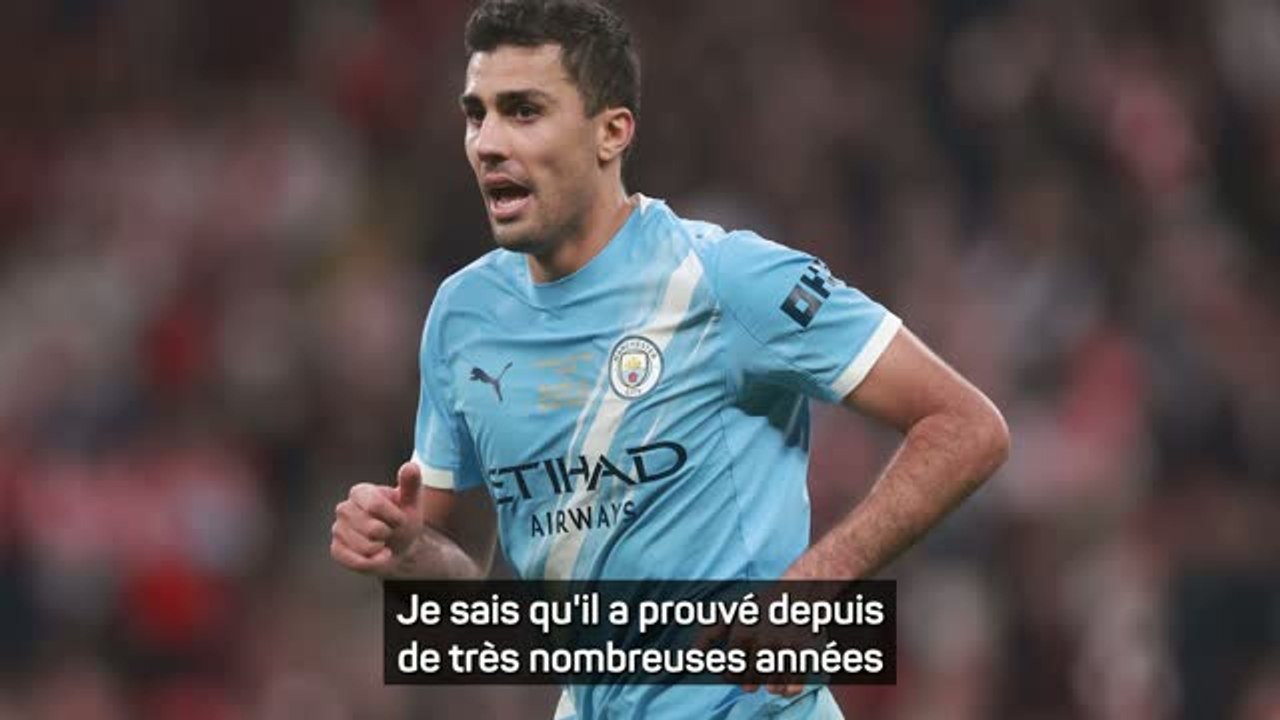 Man. City - Guardiola comprend Rodri : "Aucun joueur ne refuserait l'opportunité de jouer pour le Real"
