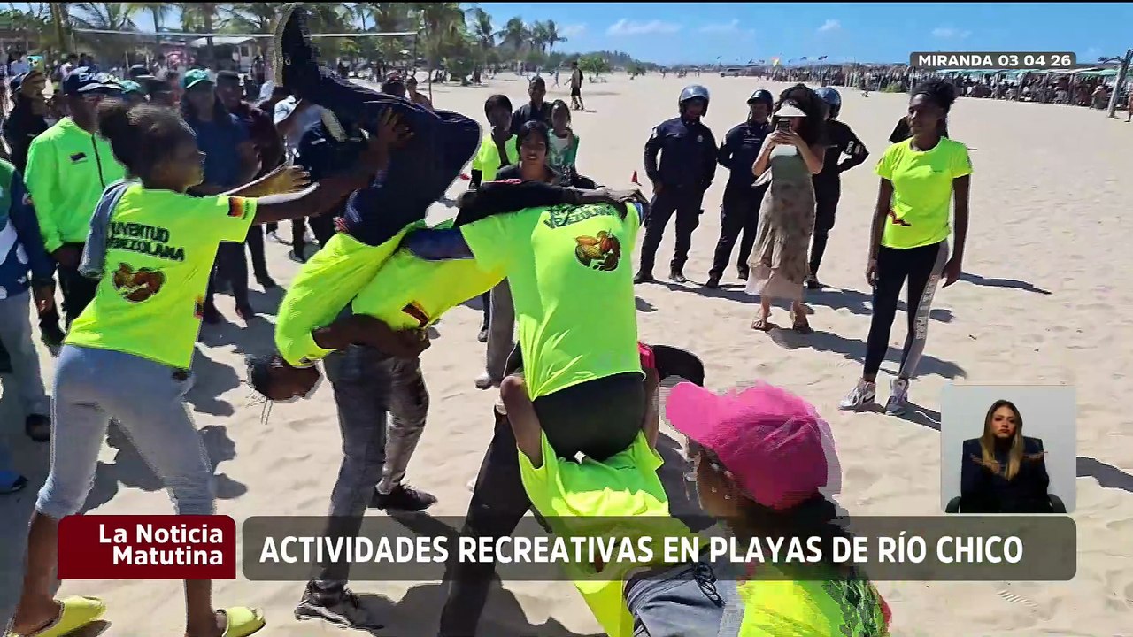 Playas de Río Chico reciben miles de temporadistas en asueto de Semana Santa