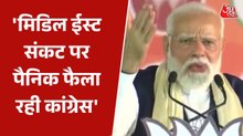 'कांग्रेस चाहती है खाड़ी देश भारत को दुश्मन समझें', पीएम मोदी का बड़ा हमला