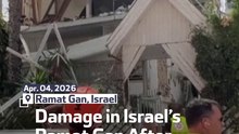 Damage In Israel’s Ramat Gan After Iran Attack