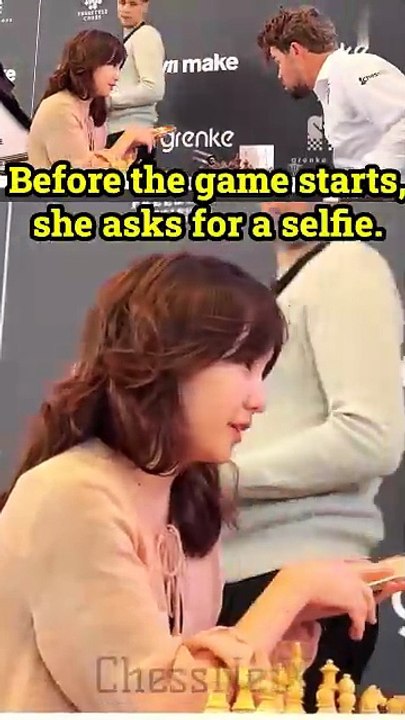 Magnus Carlsen's Most Professional Moment 😮.It’s all fun until the game starts. #chessnetx #magnus