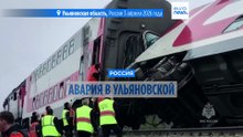 В Ульяновской области с рельсов сошел пассажирский поезд. Есть пострадавшие