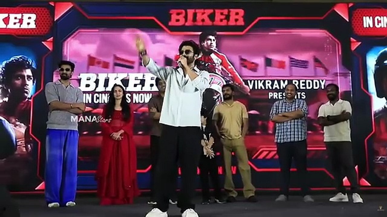 Actor Sharwanand Speech @ Biker Movie Success Meet