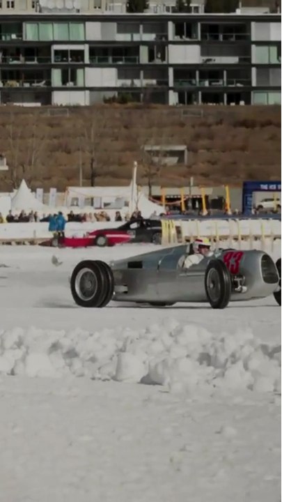 Auto Union in azione sulla neve