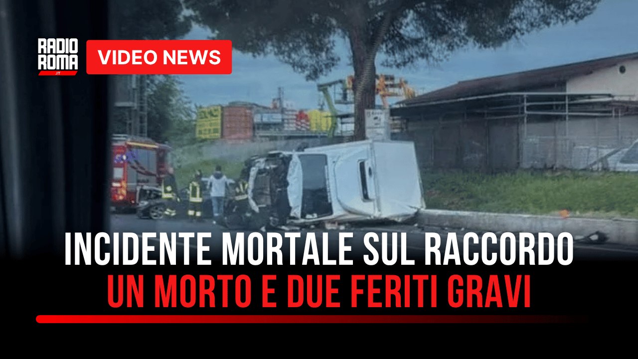 Incidente mortale sul raccordo, un morto e due feriti gravi