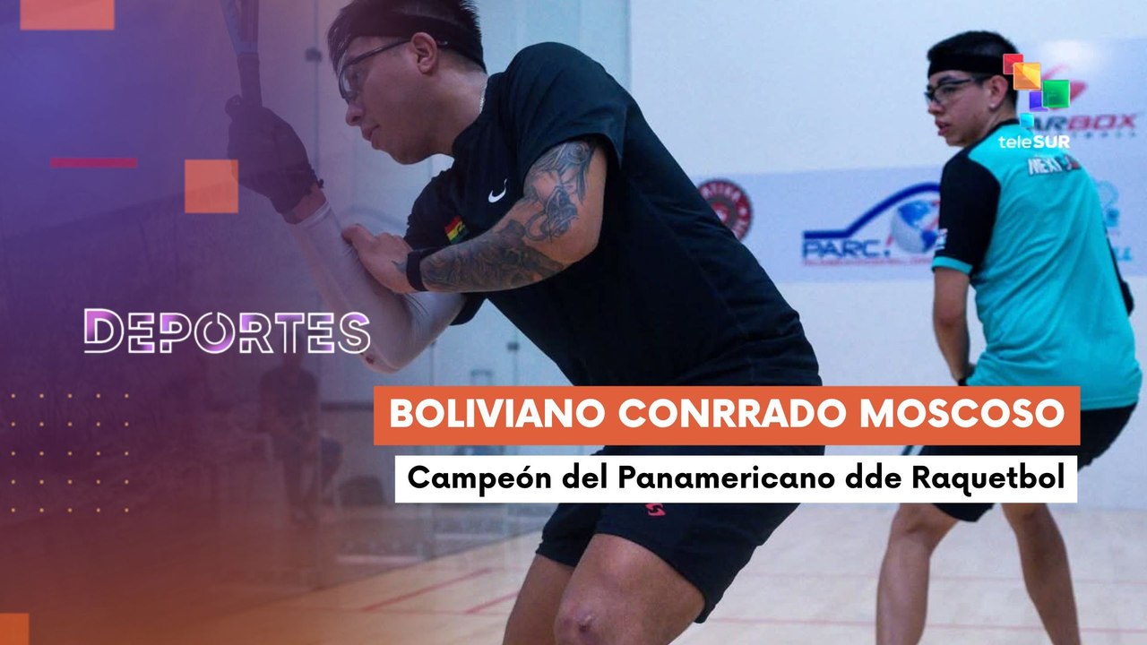 Te lo cuento deportes | Conrrado Moscoso gana medalla de oro en Campeonato Panamericano de Raquetbol