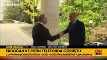Cumhurbaşkanı Erdoğan, Rusya Devlet Başkanı Putin ile görüştü