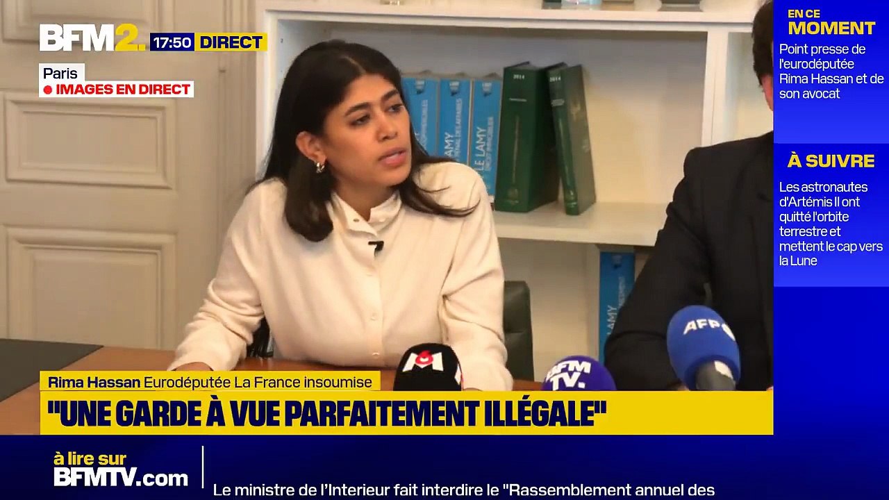 Rima Hassan : "je e fais l'objet d'un véritable harcèlement judiciaire et politique"
