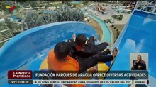 Familias disfrutan de la piscina y espacios de entretenimiento en la Fundación Parques de Aragua