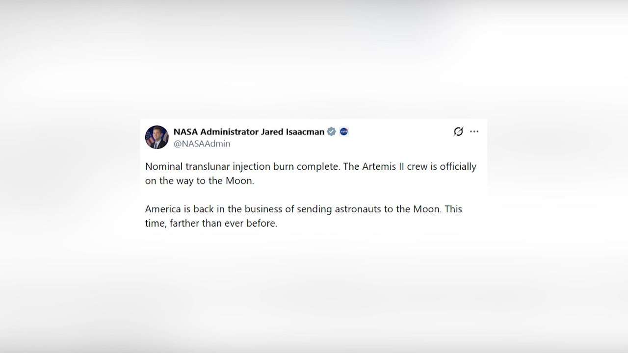 La misión Artemis II abandona la órbita terrestre y se dirige a la Luna