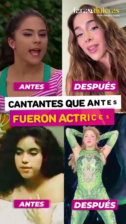 Cantantes famosas que primero fueron actrices