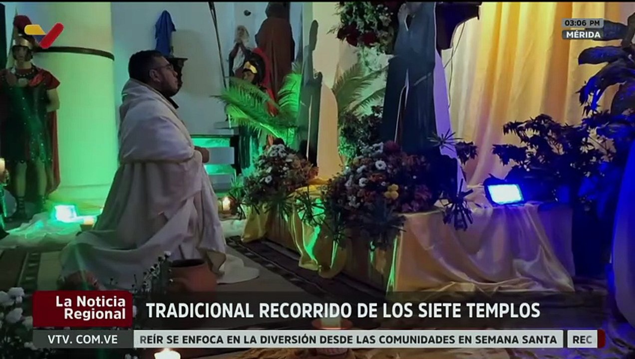 Creyentes reflexionaron sobre la pasión, muerte y resurrección de Cristo en recorrido por lo 7 templos