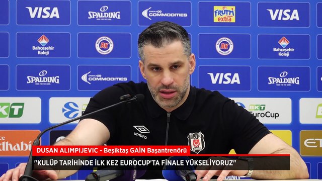 Dusan Alimpijevic: Kulüp tarihinde bir ilki başardık