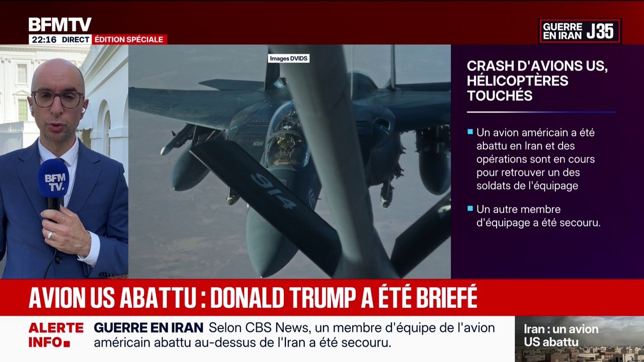 Avion américain abattu en Iran: Donald Trump affirme que cela n'affectera pas les négociations en cours