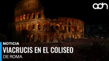 Papa León XIV encabeza su primer viacrucis en el Coliseo Romano