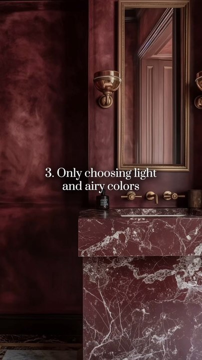 Tiny Bathrooms Don't Need Timid Ideas