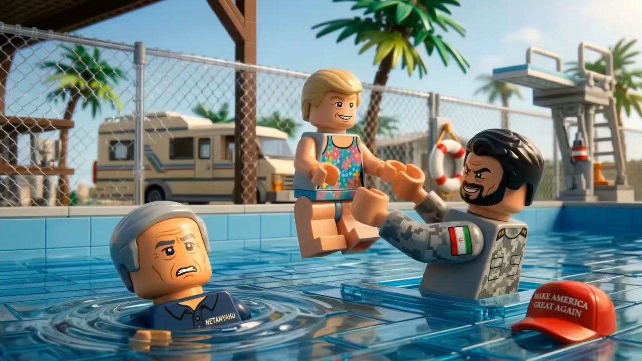 Iran 🇮🇷 Lego video of diss track for Pete Hegseth 'Secretary of War'