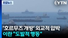 '호르무즈 개방' 외교적 압박...이란 "도발적 행동" / YTN
