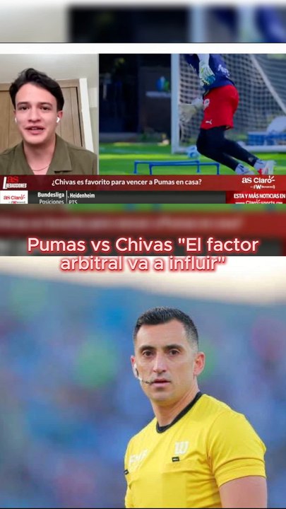 Arbitro Pumas chivas