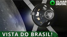 Observatório em Minas Gerais registra imagens da Artemis 2 após manobra crucial