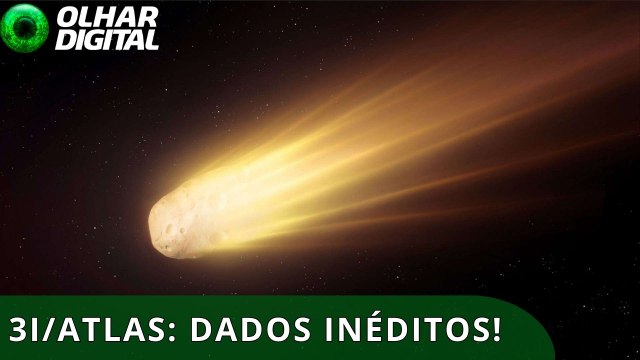 Sonda JUICE registra imagem colorida e dados inéditos do cometa 3I/ATLAS