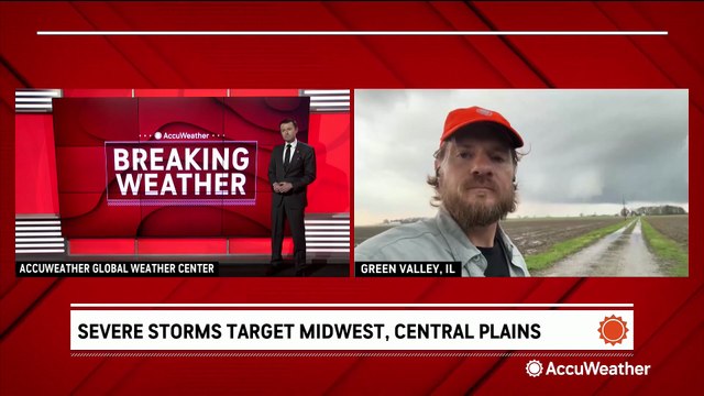 Tornado-warned supercell roars across Illinois as severe storms ramp up
