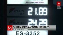 Gobierno federal confirma el aumento del IEPS en combustibles | Milenio Noticias, 3 de abril de 2026