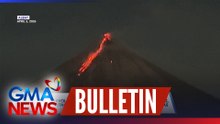 PHIVOLCS - Pagdaloy ng lava at 356 rockfall events naitala sa Bulkang Mayon sa nakalipas na 24 oras | GMA News Bulletin