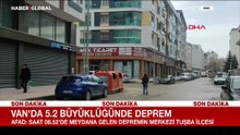 Van'da 5.2 büyüklüğünde deprem