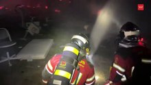 Extinguido un incendio que afectó a siete infraviviendas de Fuenlabrada (Madrid)