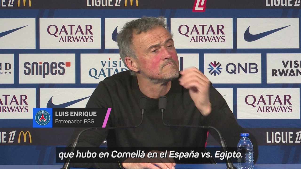 Luis Enrique, sobre los cánticos racistas en el España vs. Egipto: "No me pronuncio sobre cosas que no he visto, pero estoy en contra de cualquier tipo de violencia"