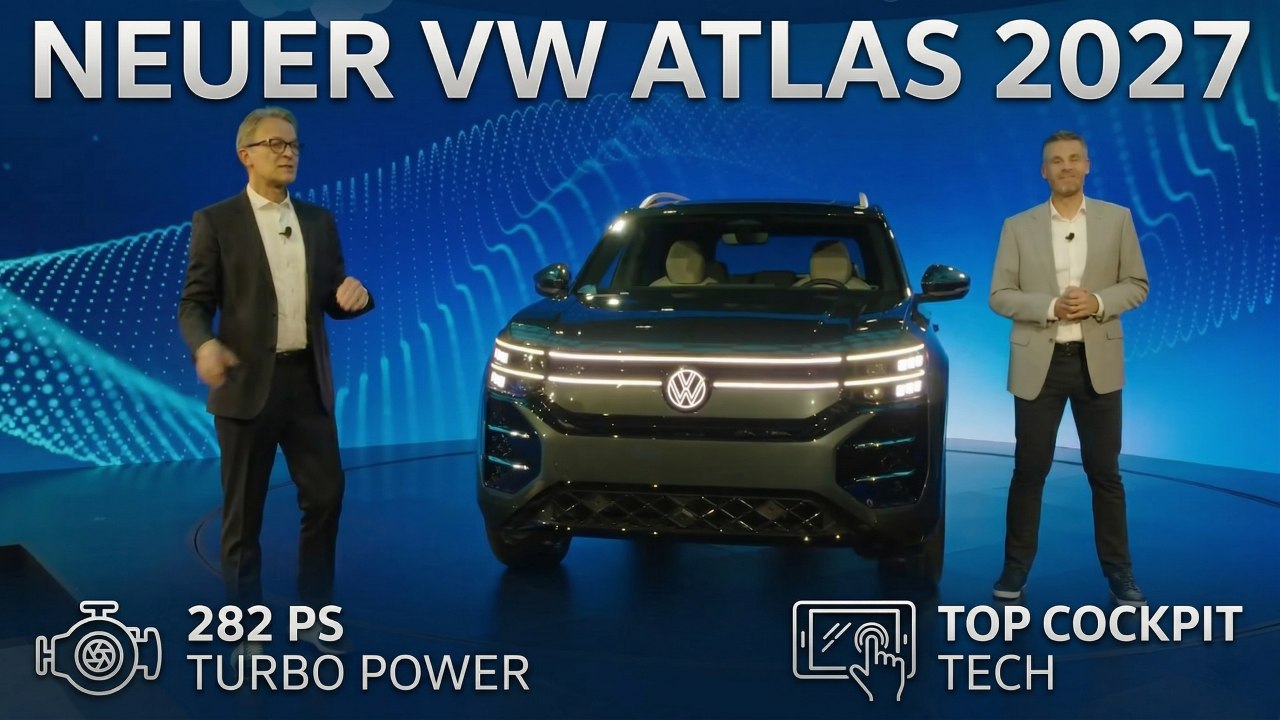 Volkswagen Atlas 2027 Live-Weltpremiere – Innenraum-Upgrade