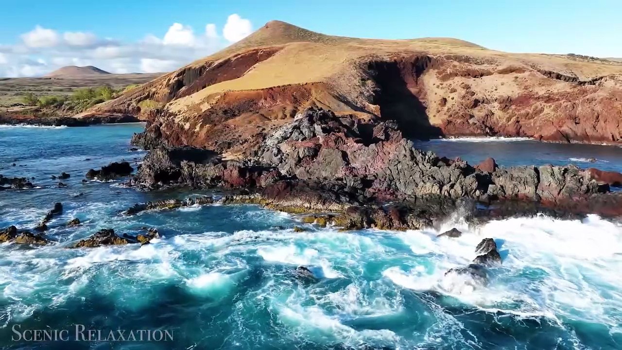 Easter Island 4K -  With Calming Music