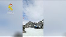 Rescate de la Guardia Civil en el Collado Jermoso de León