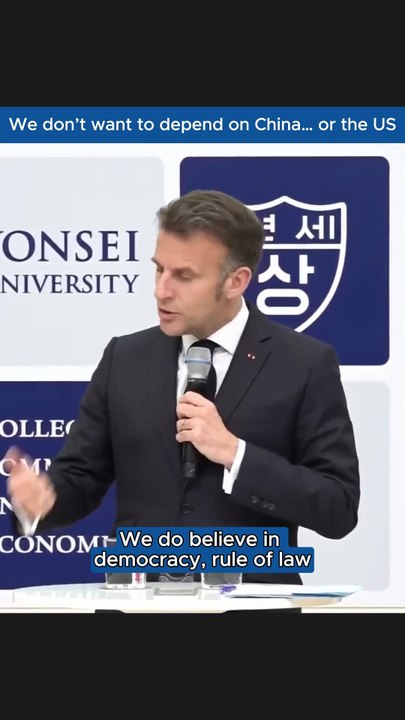 Macron Calls for New Global Alliance Beyond US and China