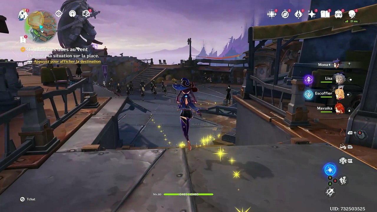 Genshin Impact Nod Krai Chant de Rossignol Chapitre 1 Prelude à la vigile nocturne Ondulations dues au vent