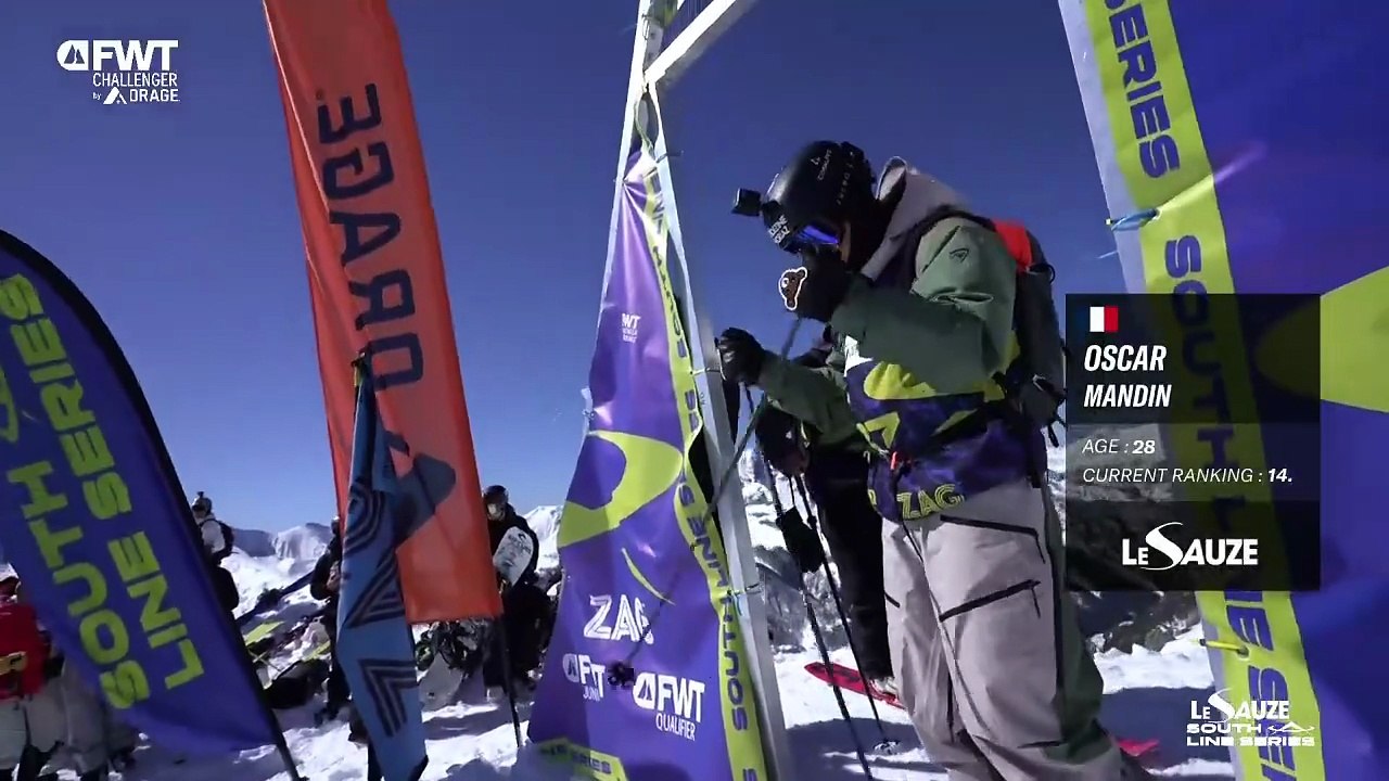 Ski Men Winning Run Oscar Mandin – 2026 South Line Series Le Sauze Challenger
