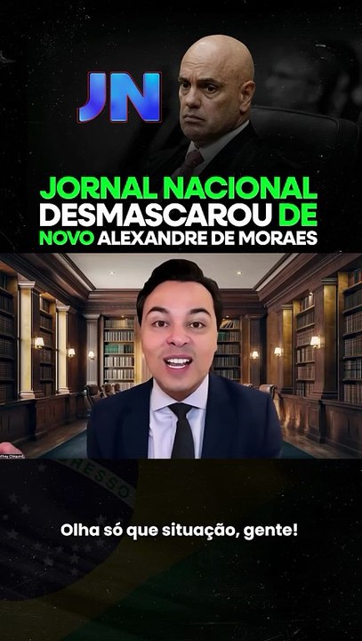 Jornal Nacional desmascarou Alexandre de Moraes mais uma vez