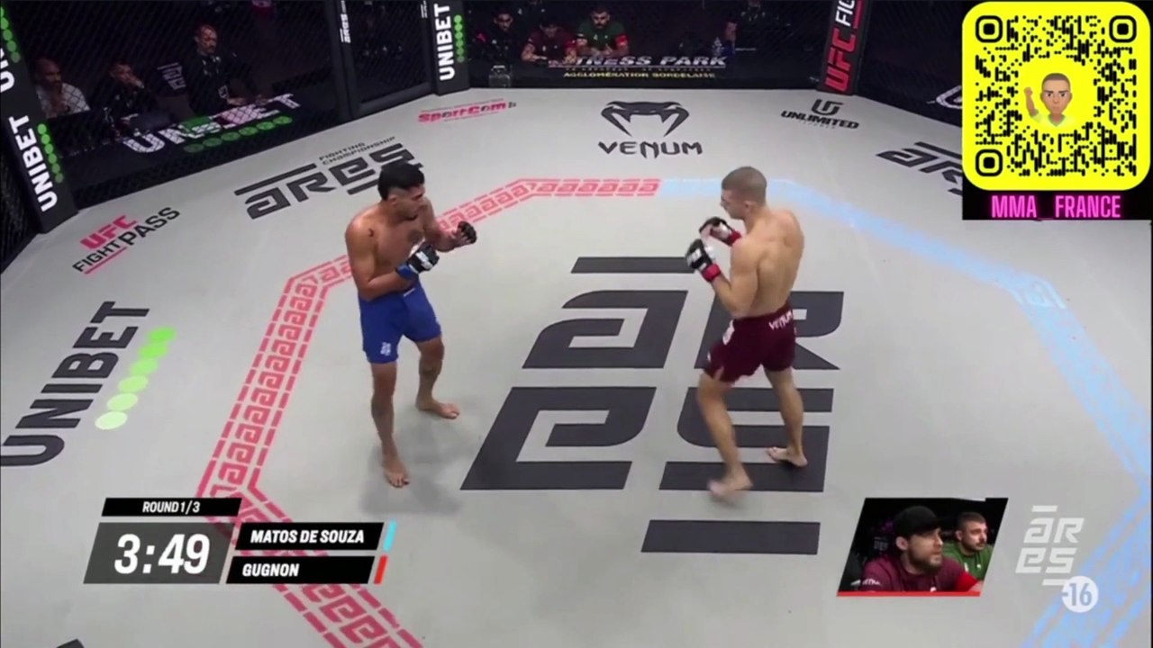 Noah Gugnon vs Bruno Matos - ARES 39 (full fight)