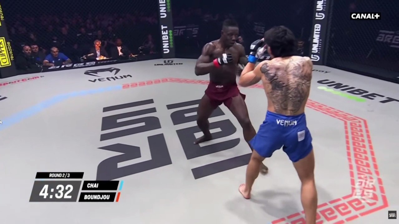 Baba Boundjou Nadjombe vs title chai - ARES 39 (full fight)