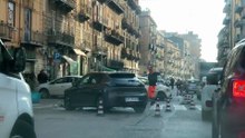 Incidente corso Camillo Finocchiaro Aprile a Palermo